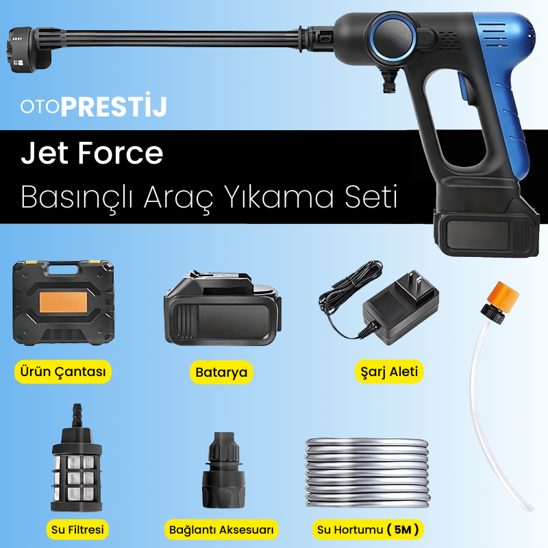 Prestij JetForce | Basınçlı Araç Yıkama Seti